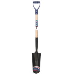14" Drain Spade Wood D-Handle