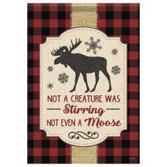 Not a Creature Was Stirring Garden Flag