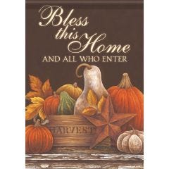 Harvest Still Life Garden Flag
