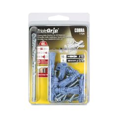 Triplegrip #10 Blue + Screws