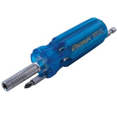 8 Multi-Bit Screwdriver With Nutdriver