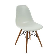 Mid-century Modern White Moulded Chair
