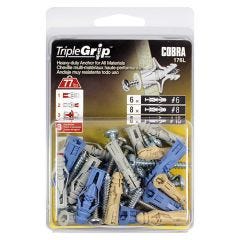 Triplegrip #6 Beige, #8 Grey and #10 Green + Screws