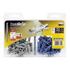 Triplegrip #8 Grey and #10 Green + Screws Kit