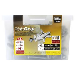 Triplegrip #8 Grey + Screws