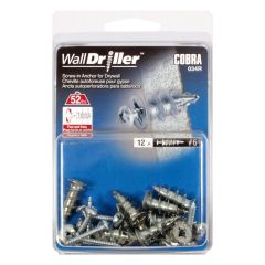 Walldriller #6 Zinc + Screws