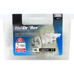 Walldriller #8l Nylon + Screws
