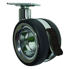 3" PVC Swivel Skate Twin Wheel