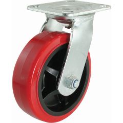 Roulette pivotante en polyuréthane moulé 6 po