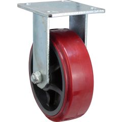 Roulette fixe en polyuréthane moulé 6 po