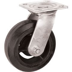 8" Mold on Rubber Swivel Caster