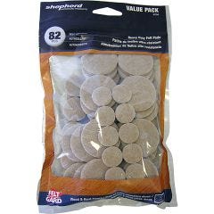 82 Piece Heavy Duty Beige Felt Value Pack