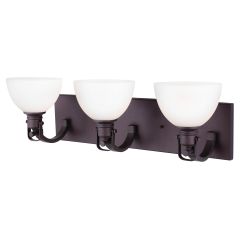 Rowan 3 Light Oil Rubbed Bronze Wall Light