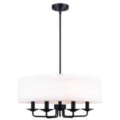 Eastbrook 5 Light Matte Black Chandelier