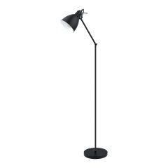 Priddy Floor Lamp 1L, Black Finish