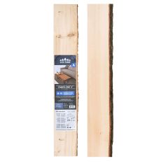 2" x (5"-8") x 4' Live Edge Pine Timber-link Edge Slab