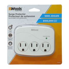 3 Outlet Surge Protector 1000J