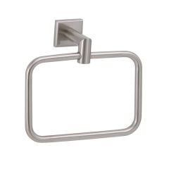 Naples Satin Nickel Towel Ring