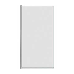 Axial 30" x 55-1/2" Frameless Fixed Tub Door In Chrome