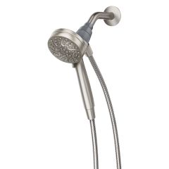 Engage 6 Function Brushed Nickel Spray Head Hand Shower