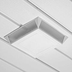 4" Frost White Intake Exhaust Vent