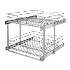 21 Inch Two-tier Pull-Out Baskets Soft Close