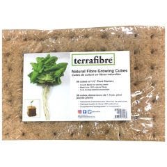 Cubes en chanvre Terrafibre 1,5 po, 98 cubes