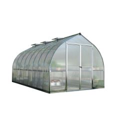 Bella Greenhouse - 8' x 16' Aluminum Frame - 10 mm Panels