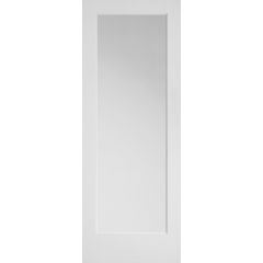 1-3/8" x 36" x 80" MDF 1 Lite Clear Panel