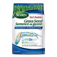 Scotts Turf Builder Grass Seed Sun & Shade Mix 3-1-0 4.8 Kg