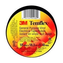 3M Temflex Vinyl Electrical Tape-10/Pack
