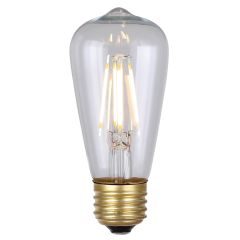 LED Vintage Bulb A E26 Socket, 4W, 320 Lumens, 2200K