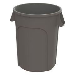 Waste Container Grey with Lid 32 Gallon