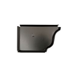 5" Black Aluminum K-Style Left End Cap