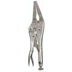 9" Long Nose Locking Pliers with Wire Cutter