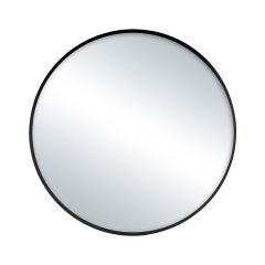 Black 28" Diameter Mirror