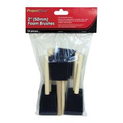 10 Piece 50mm Foam Brushes