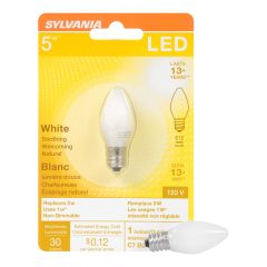 White C7 LED Light Bulb