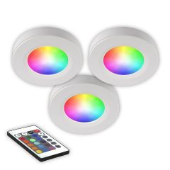 3-Puck LED Undercabinet Kit RGB 3W