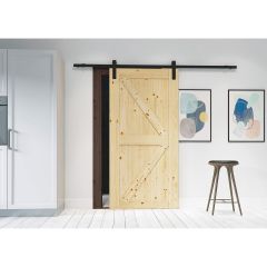 33" x 1” x 84” Artisan Sliding Door and Hardware Kit