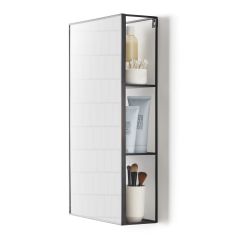 Cubiko Black Mirror and Storage Unit