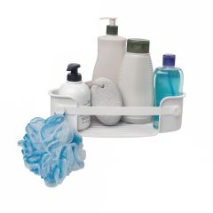 Flex White Gel-Lock Corner Bin
