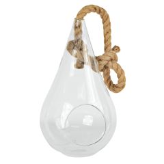 Hanging Glass Medium Pear 5 x 9"