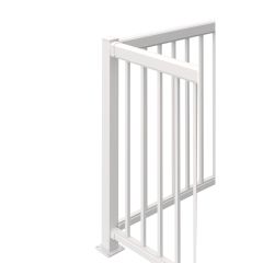 PROformance Straight Rail 42 x 96 White