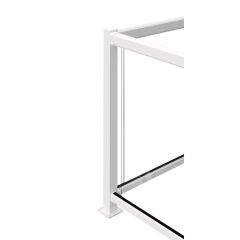 PROformance Glass Rail 42 x 60 White