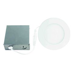 4" Matte White 11W Slim Recessed Fixture