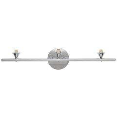 Lubik Chrome LED Triple Wall Sconce 25'' G9