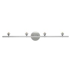 Lubik Chrome Quadriple Wall Sconce 31" G9