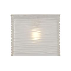 Linear Pattern Translucent Glass Shade