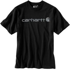 Black Signature Logo Short Sleeve T-Shirt-2 Extra Large